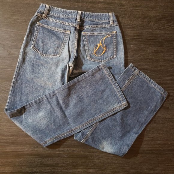 Jacob women's jeans, faded look, size 3/4 - Picture 2 of 2